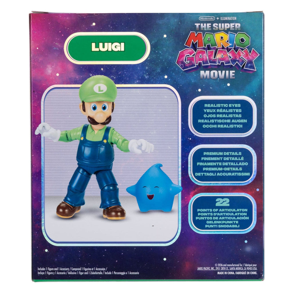 Produktbild The Super Mario Galaxy Movie actionfigur Luigi 13 cm