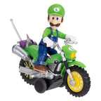 Produktbild Super Mario Galaxy – Luigi actionfigur från filmen med motorcykel