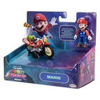 Produktbild Super Mario Galaxy Movie actionfigur med motorcykel