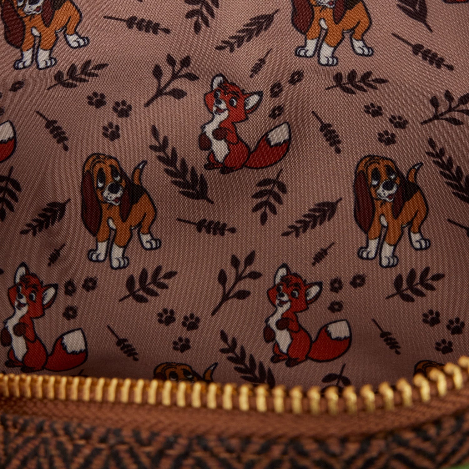 Produktbild Räv och röd hund - Tod och Vixey crossbody-väska med plånbok