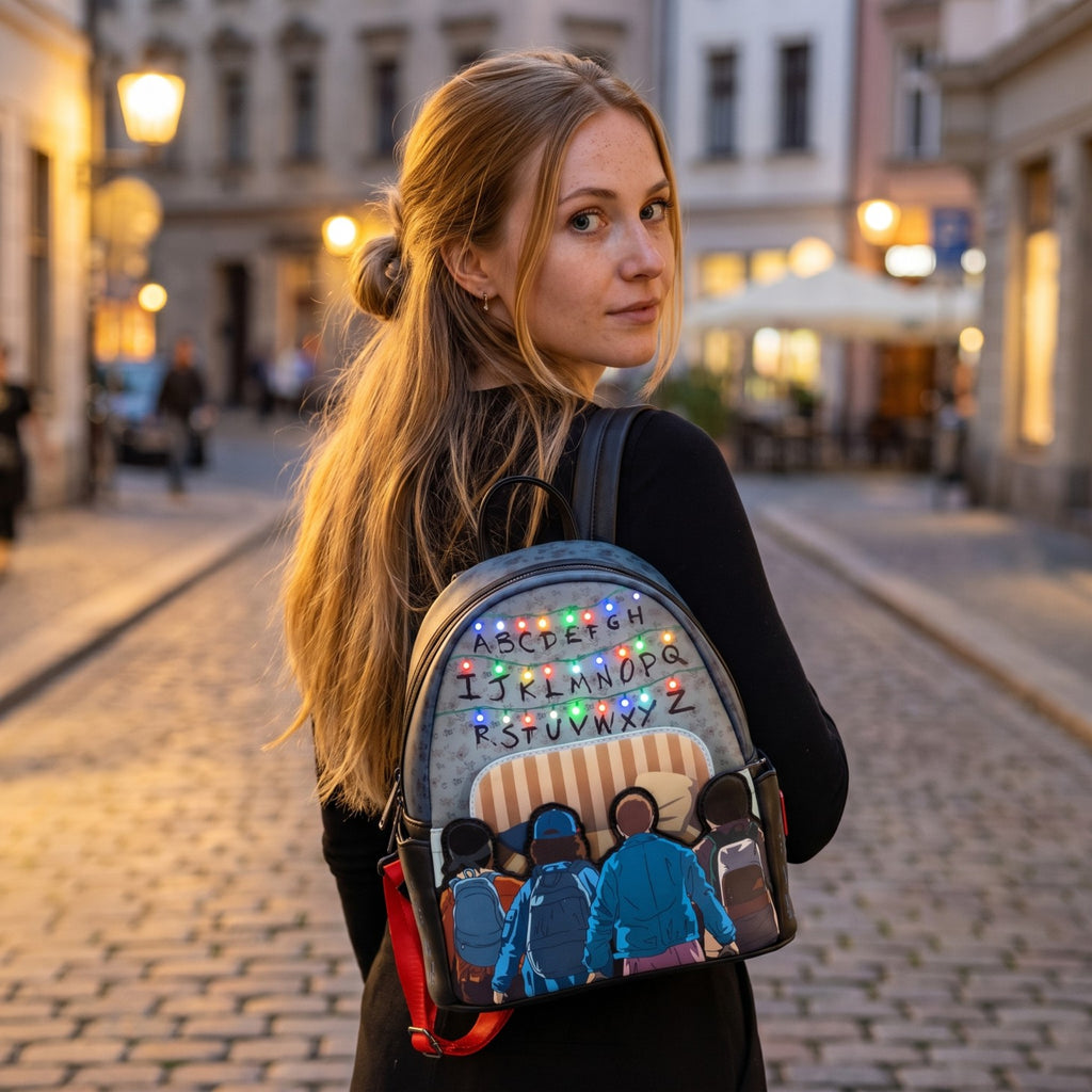 Produktbild Stranger Things - 10th Anniversary mini-ryggsäck med lichteffekt
