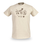 Produktbild Palicos T-shirt för Monster Hunter-fans beige