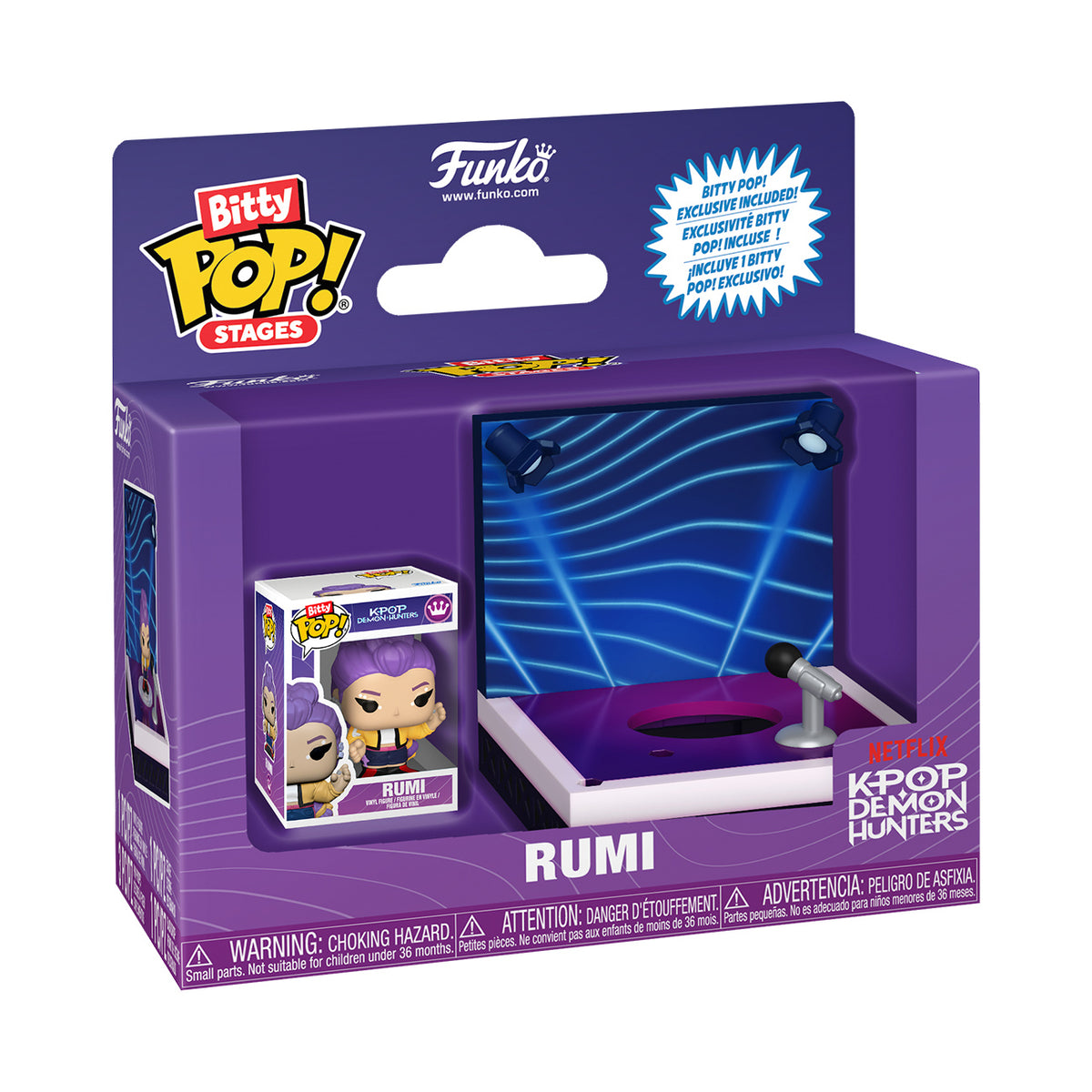 Produktbild KPop Demon Hunters - Rumi Funko Bitty Pop Scendiorma