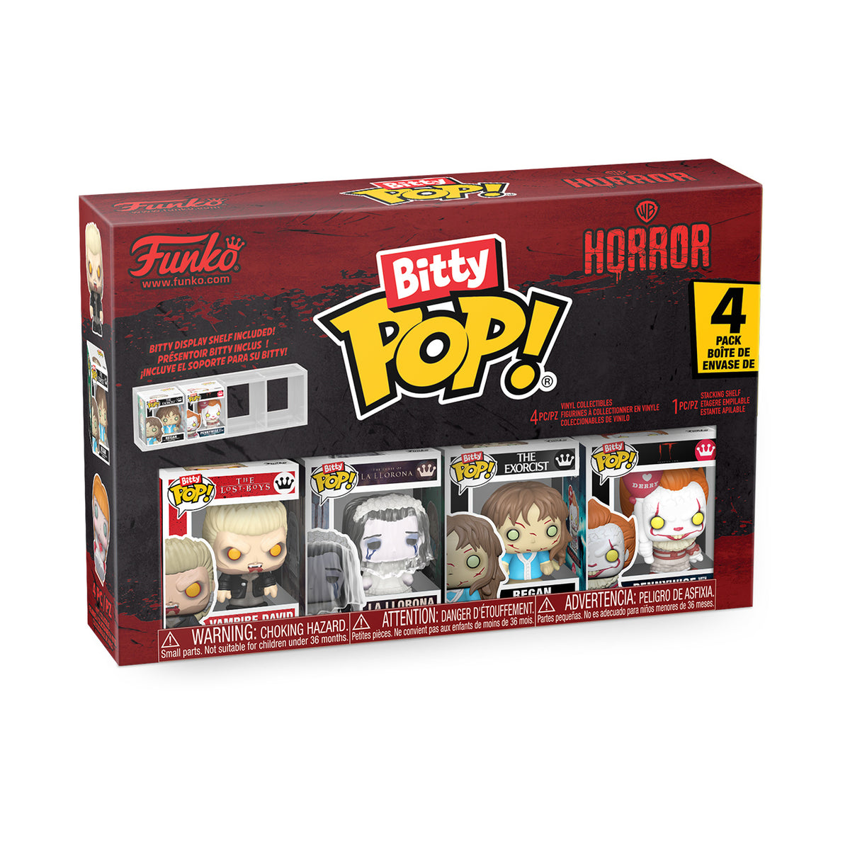 Produktbild Stephen Kings IT - David Funko Bitty Pop figurer 4-pack