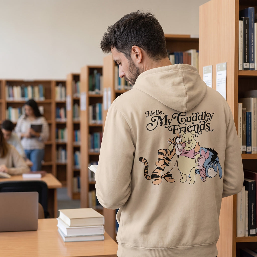 Produktbild Nalle Puh - Friends Hoodie beige