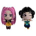 Produktbild KPop Demon Hunters - Mira och Zoey Monitor Buddiez vinylfigursset