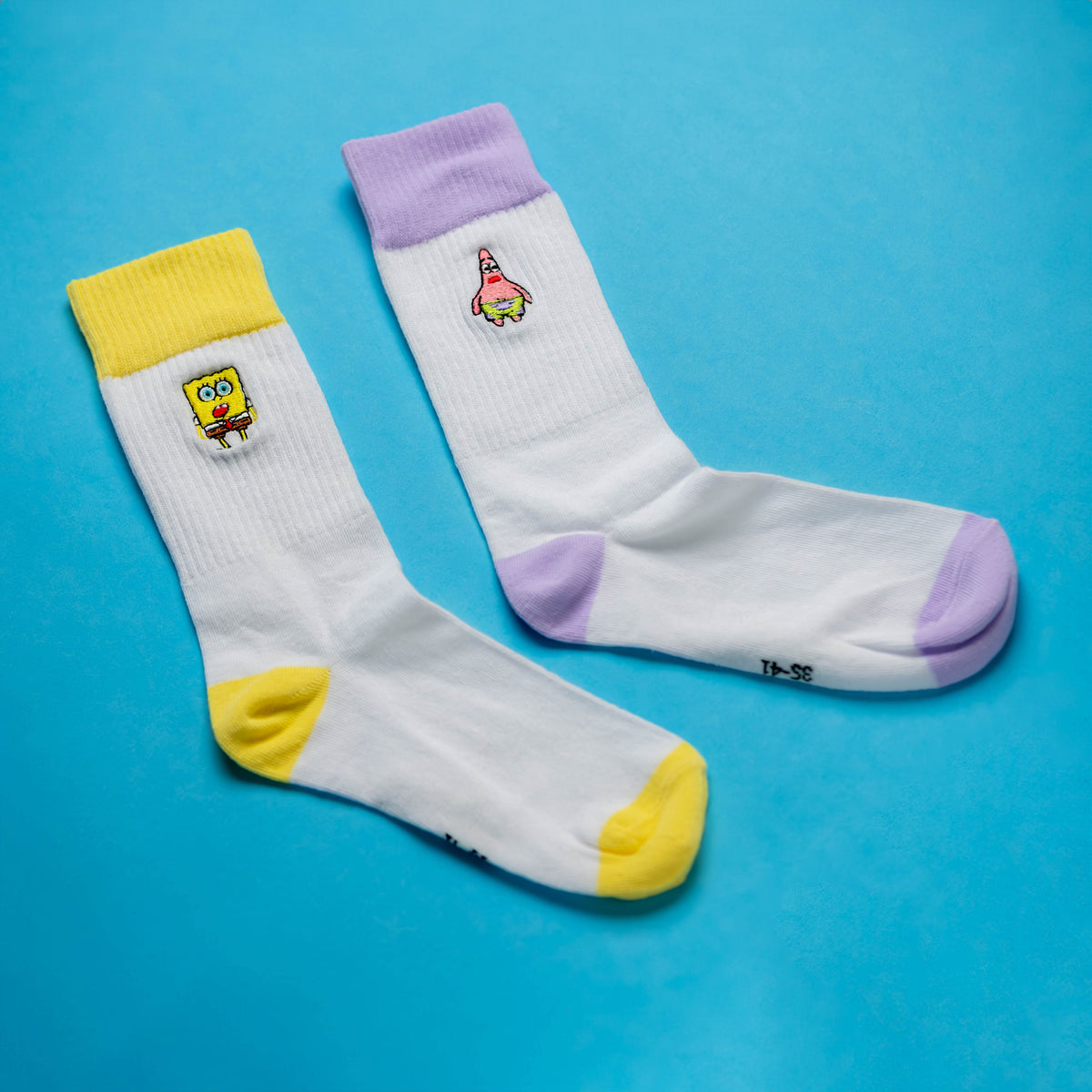 Produktbild SvampBob Fyrkant - Patrick och SvampBob 2-pack strumpor