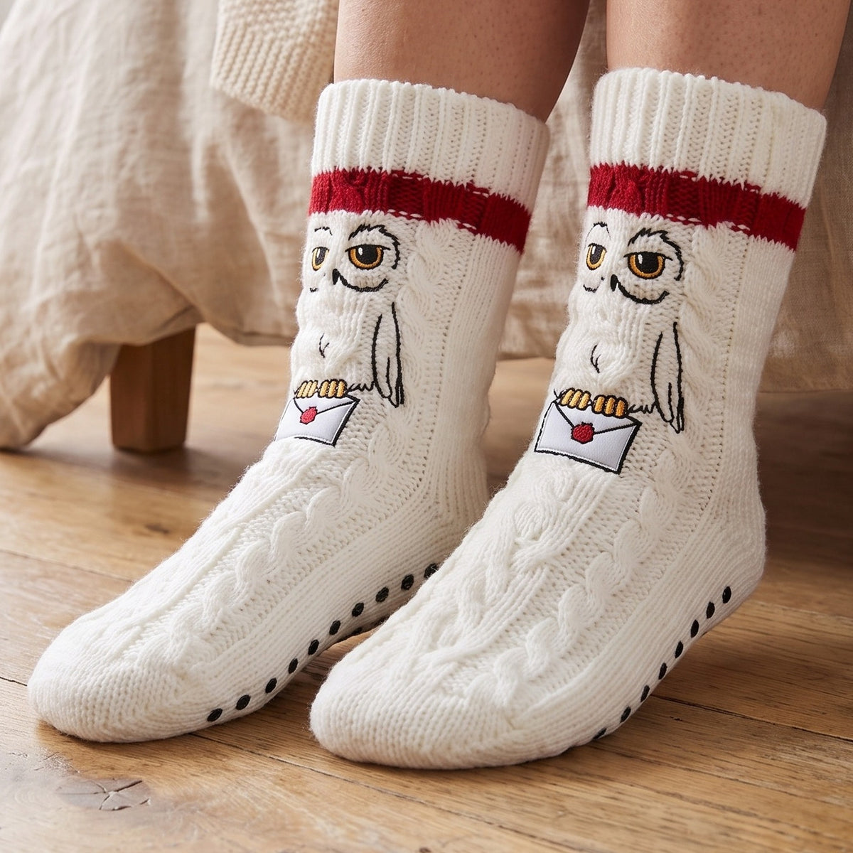 Produktbild Harry Potter - Hedwig Sherpa-strumpor