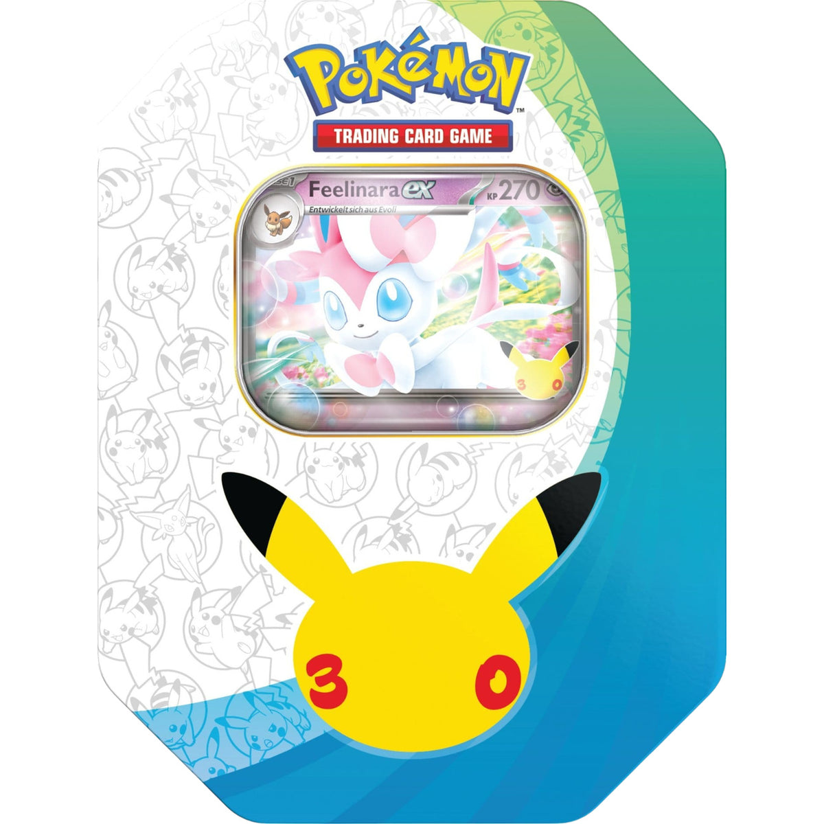 Produktbild Pokémon – 30 År Eevee-Ex Tag Tin Samlarkortslåda