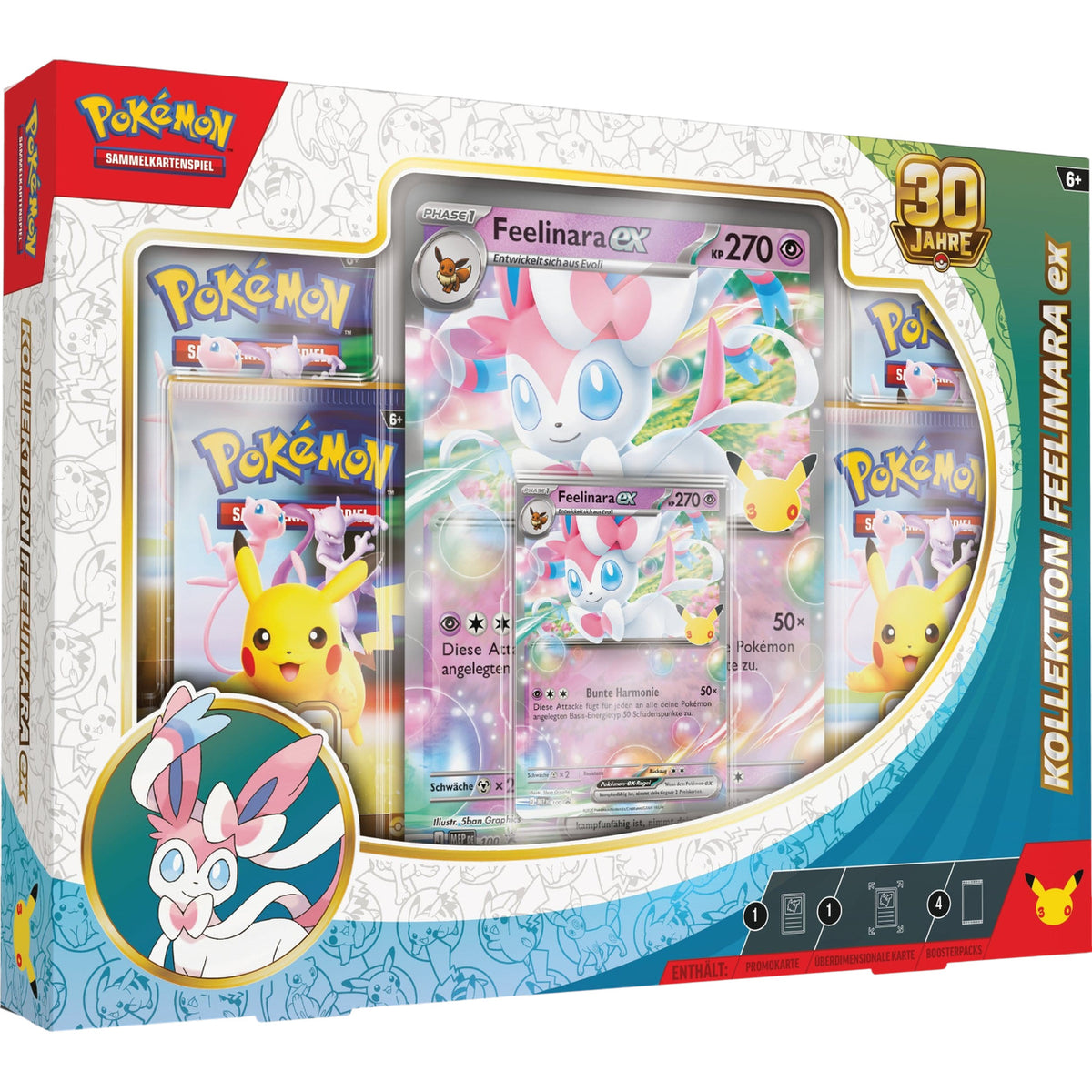 Produktbild Pokémon – Sylveon-EX Samlarkort 30-årsjubileum