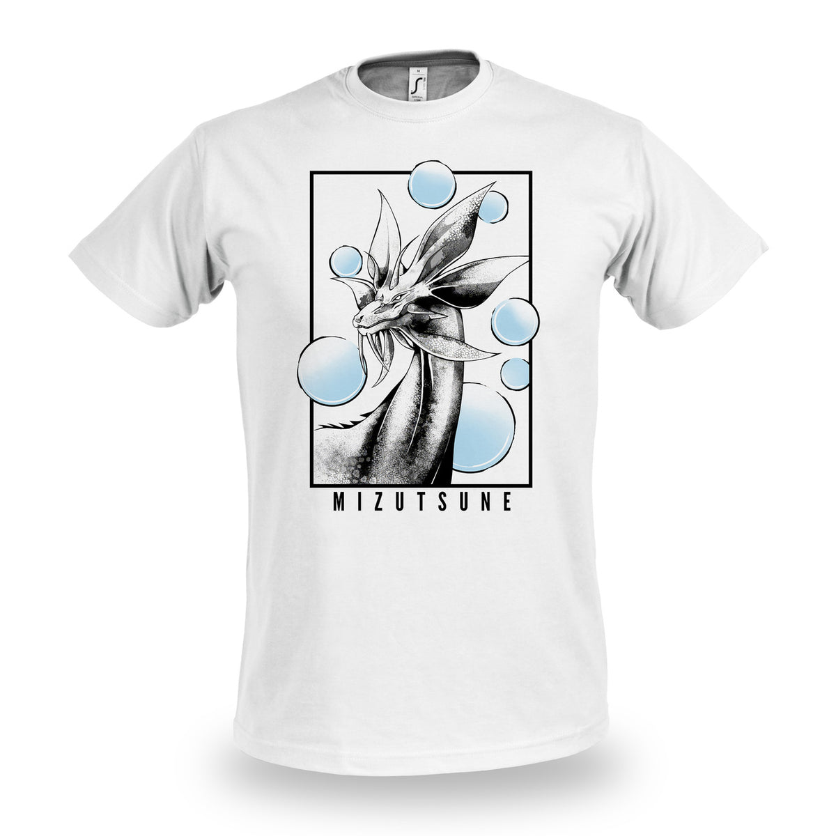 Produktbild Mizutsune vit T-shirt för Monster Hunter-fans