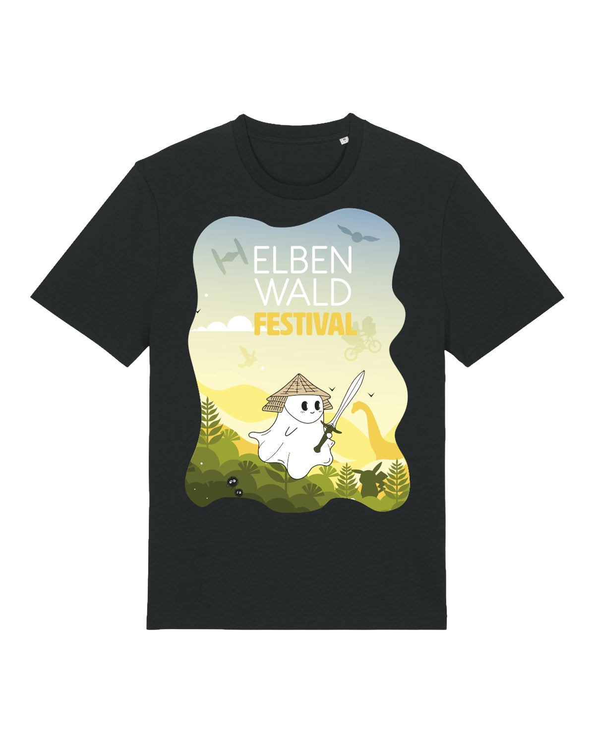 Produktbild Elbenwald Festival 2026 - Ghost Line Up T-shirt