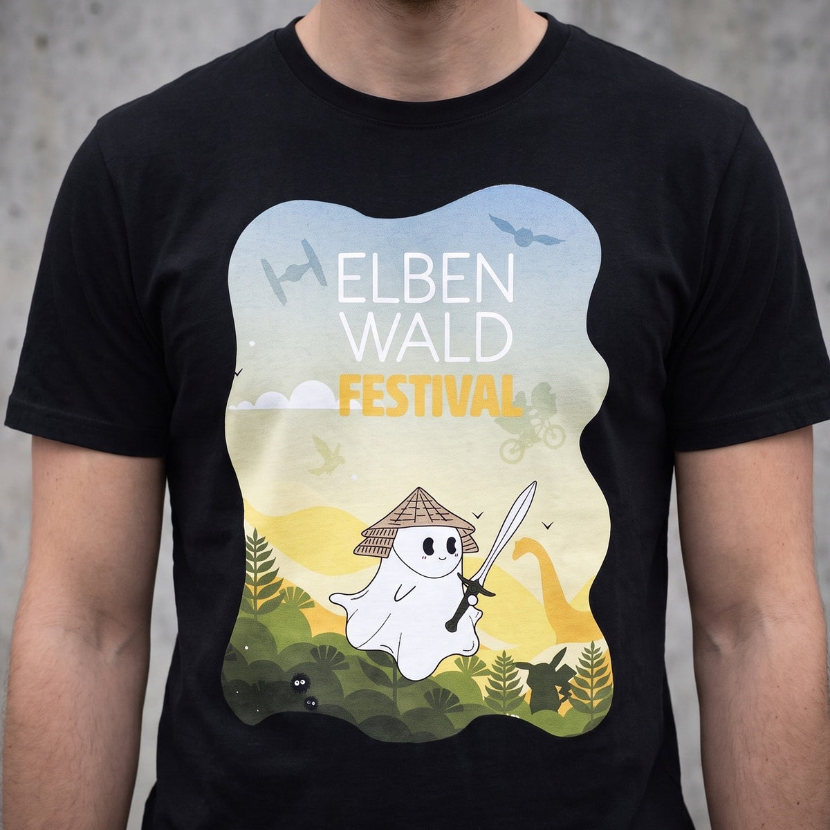 Produktbild Elbenwald Festival 2026 - Ghost Line Up T-shirt