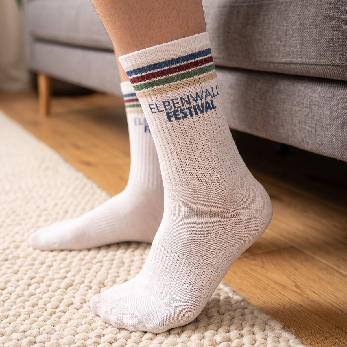 Produktbild Elbenwald Festival - Randiga strumpor
