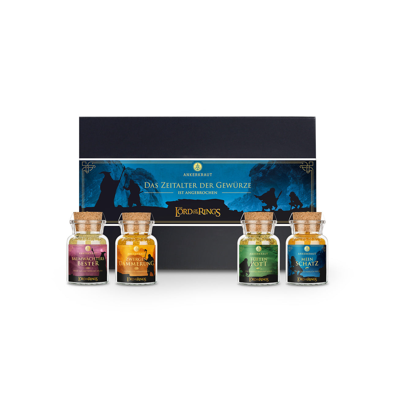 Produktbild Sagan om Ringen – Kryddor presentbox 4-delars set