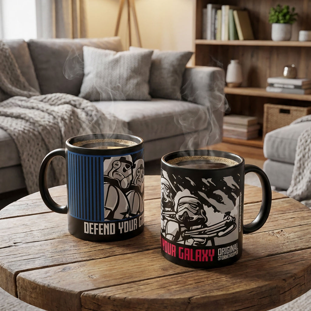 Produktbild Original Stormtrooper - Defend your Galaxy-mugg med 3D-effekt blå
