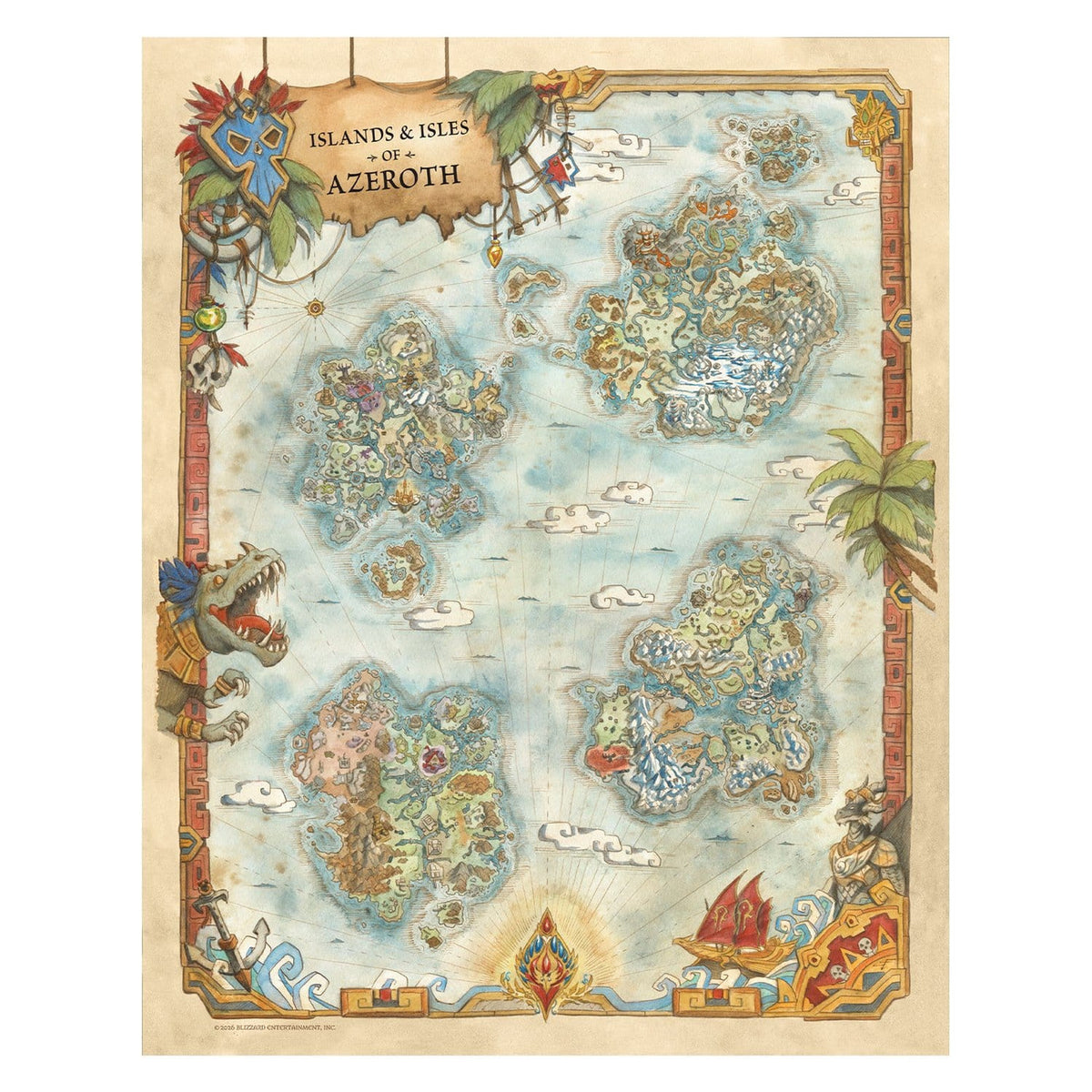 Produktbild World of Warcraft - Set med 5 art prints