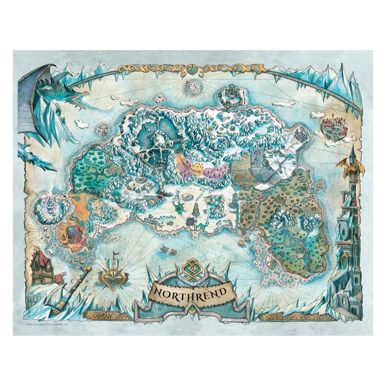 Produktbild World of Warcraft - Set med 5 art prints