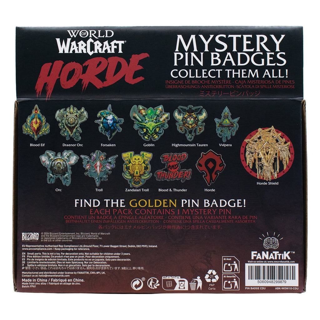 Produktbild World of Warcraft - Horde Mystery Pin 12-pack display