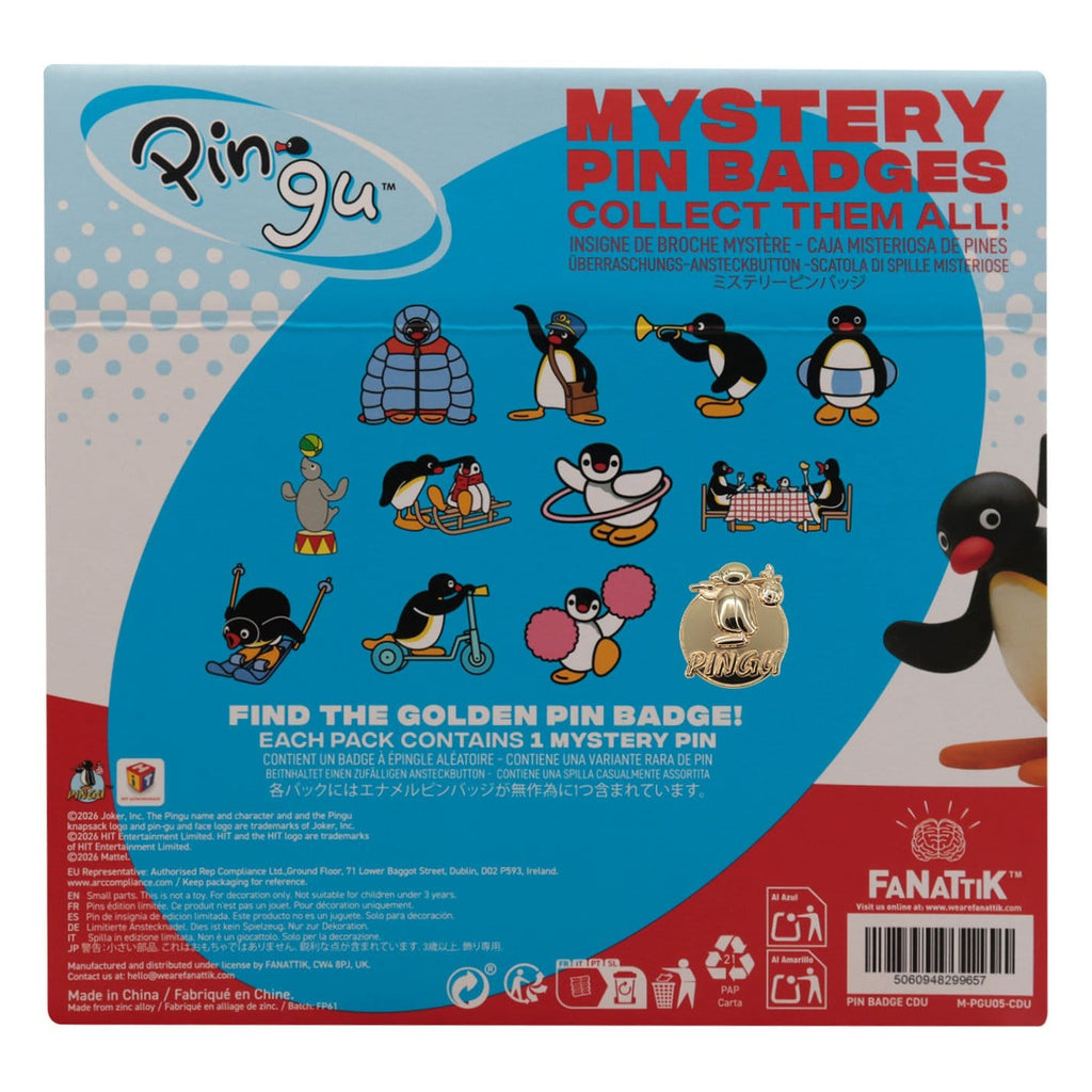 Produktbild Pingu – Mystery-pin 12-pack display