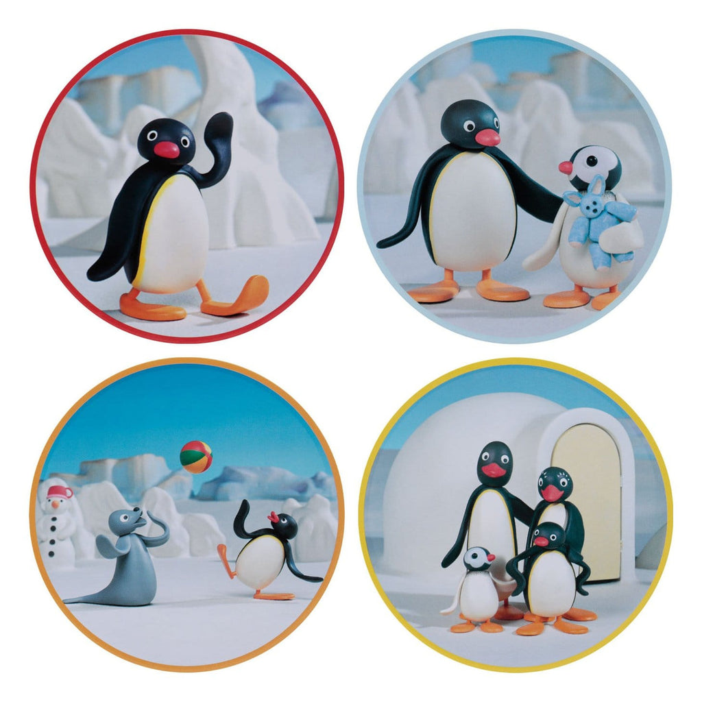 Produktbild Pingu - Family Glasunderlägg 4-pack