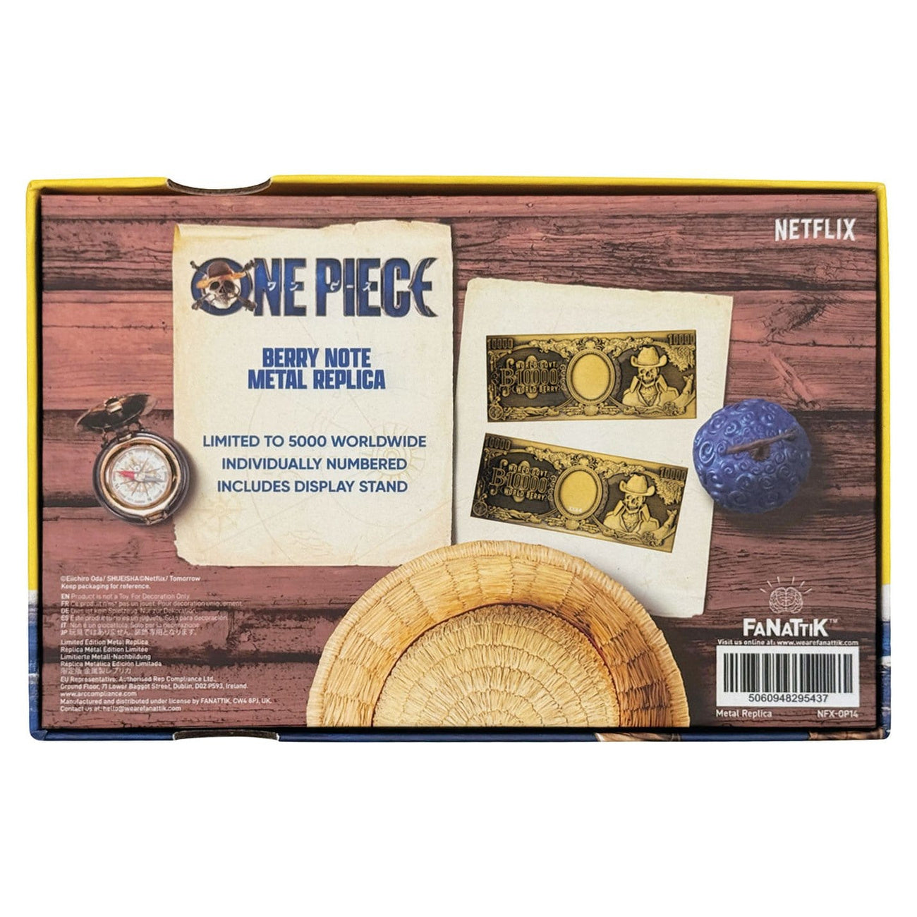 Produktbild One Piece - 1000 World Berry metallsedel samlarreplika