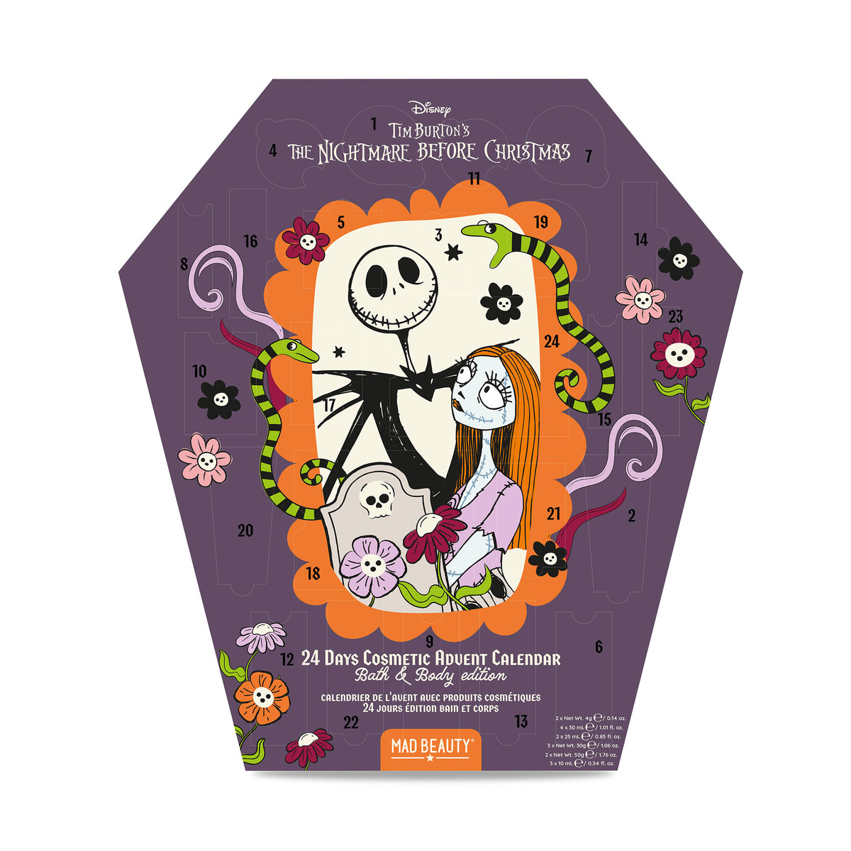 Produktbild Nightmare Before Christmas - Jack kista kosmetisk adventskalender