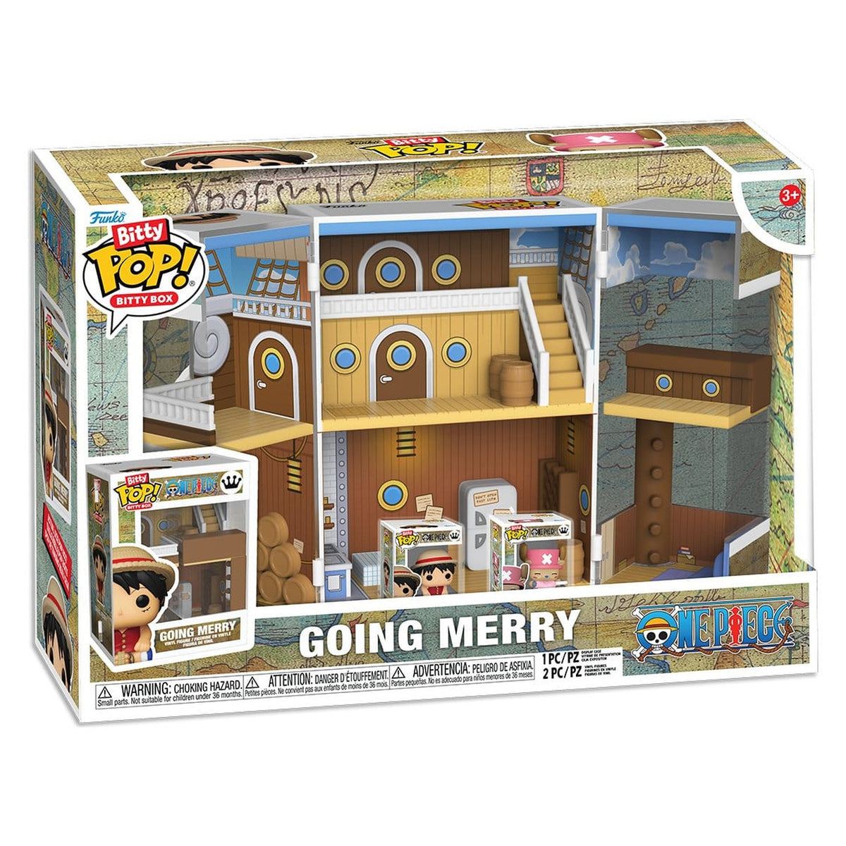 Product image One Piece - Going Merry Town Funko Bitty Pop Display with 2 Figures