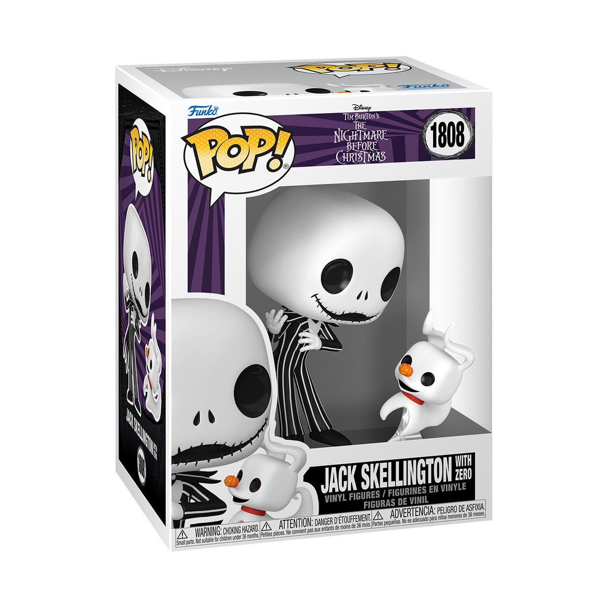 Produktbild Nightmare Before Christmas - Jack och Zero Funko Pop-figurset