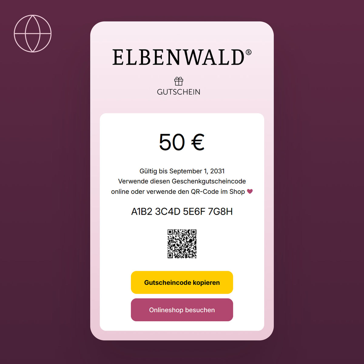 Produktbild Digitalt presentkort