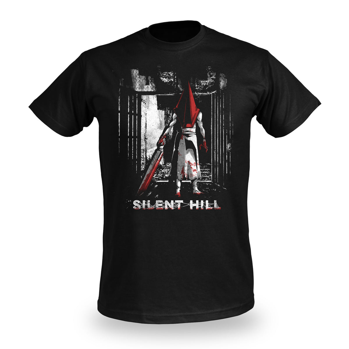 Produktbild Svart Pyramid Head T-shirt för Silent Hill-fans
