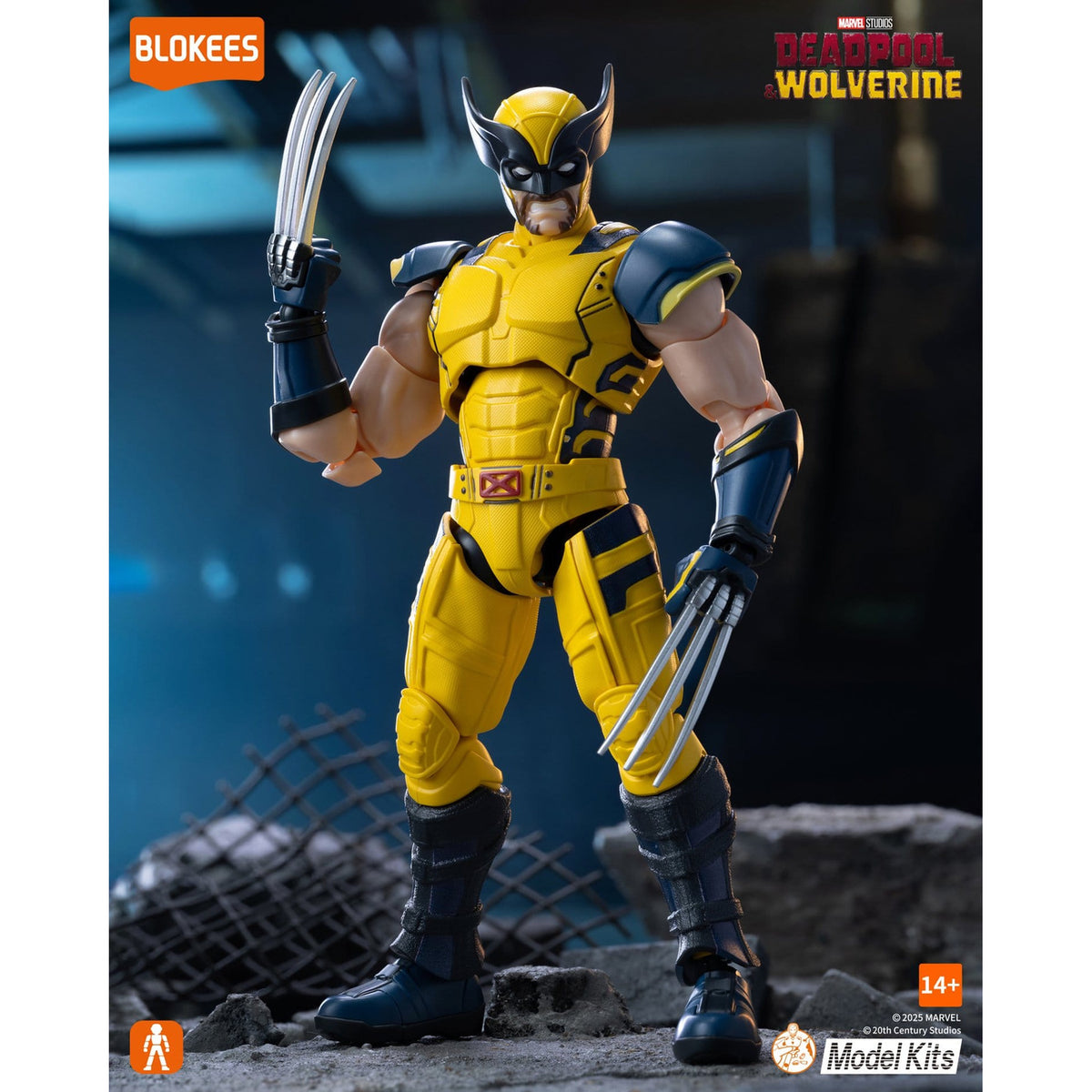 Produktbild Marvel Blokees Wolverine byggset