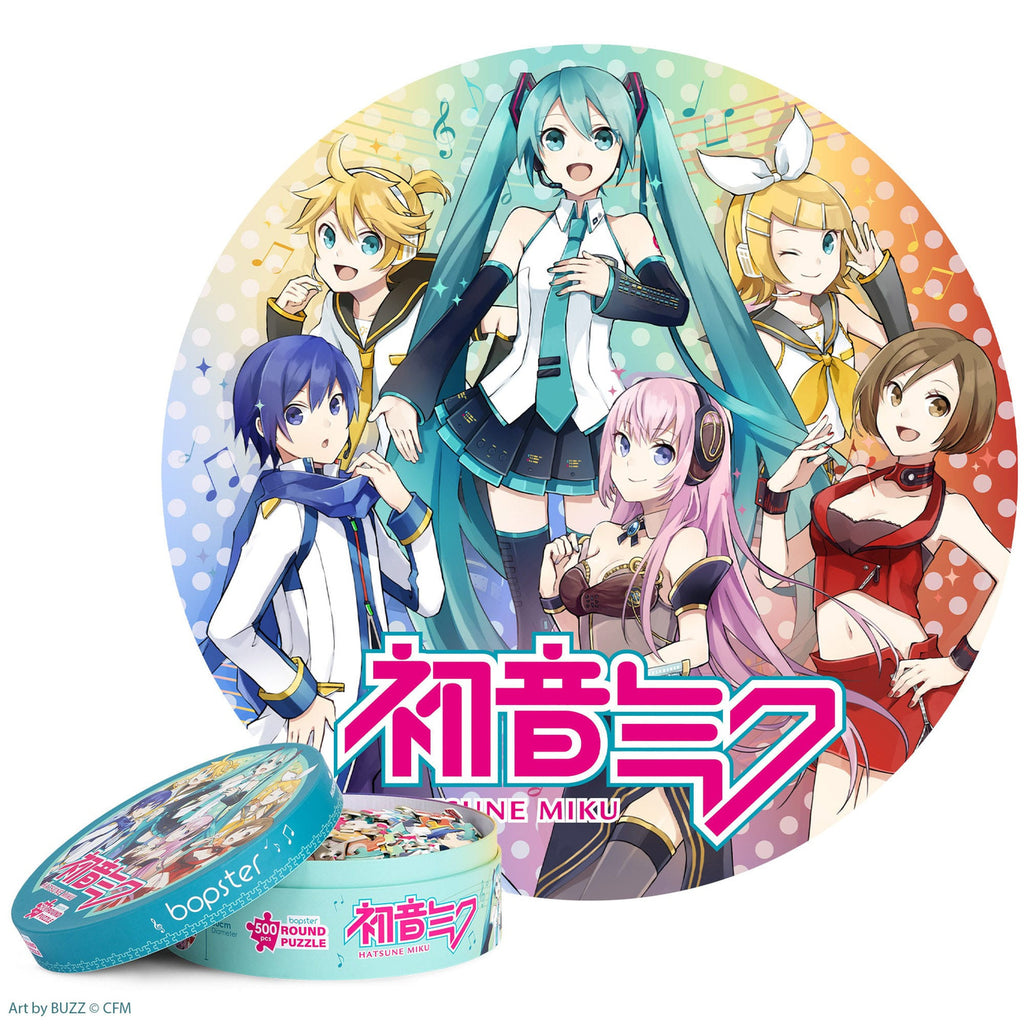 Produktbild Hatsune Miku runt pussel 500 bitar