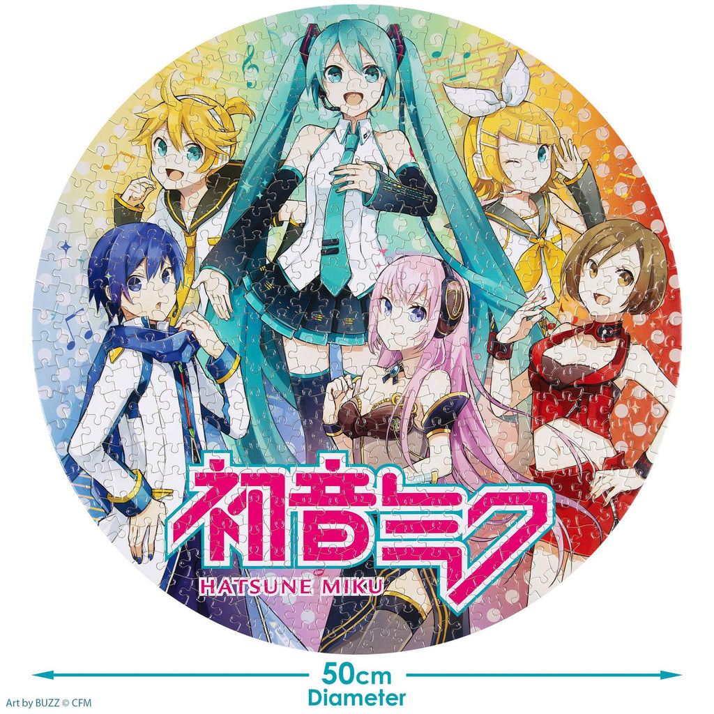 Produktbild Hatsune Miku runt pussel 500 bitar