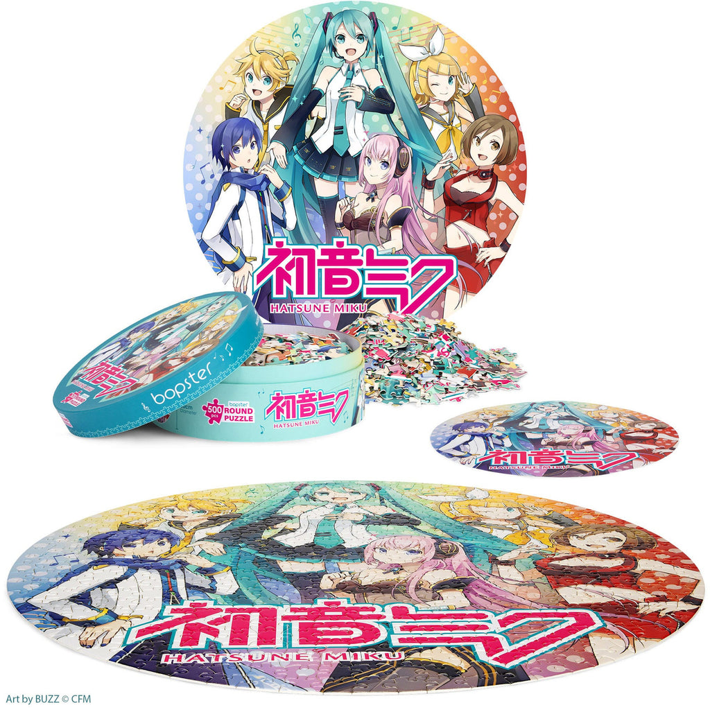 Produktbild Hatsune Miku runt pussel 500 bitar