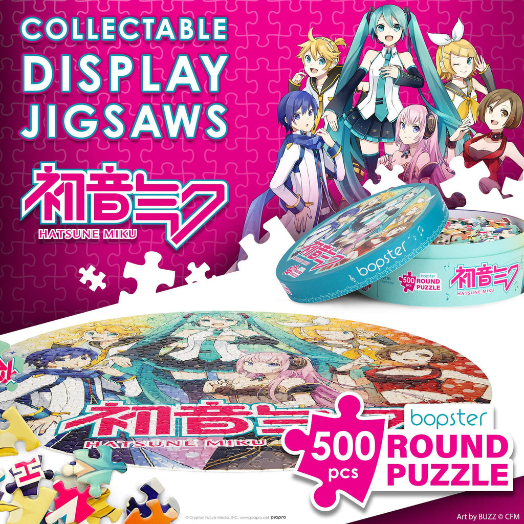 Produktbild Hatsune Miku runt pussel 500 bitar