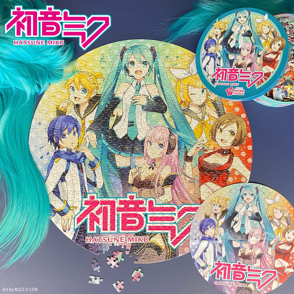 Produktbild Hatsune Miku runt pussel 500 bitar