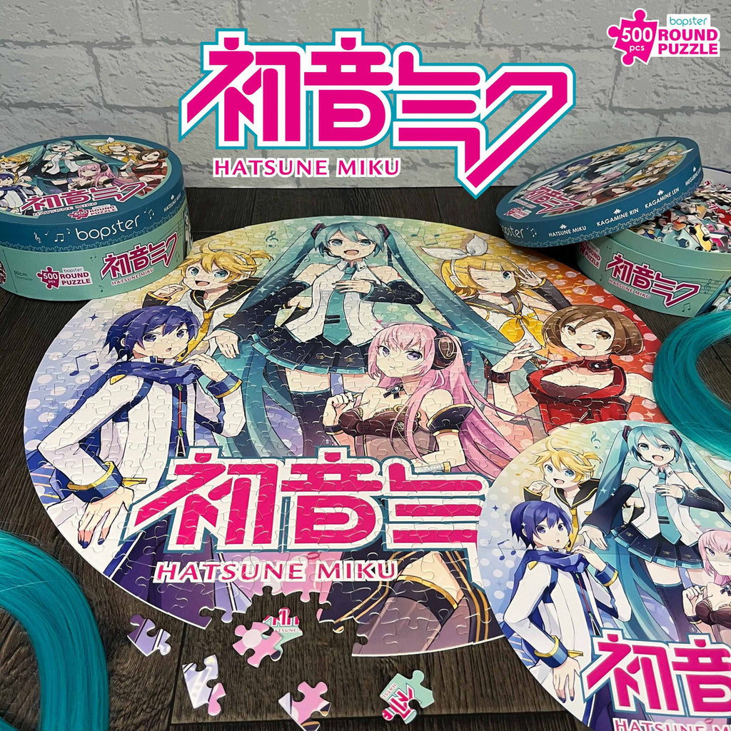 Produktbild Hatsune Miku runt pussel 500 bitar