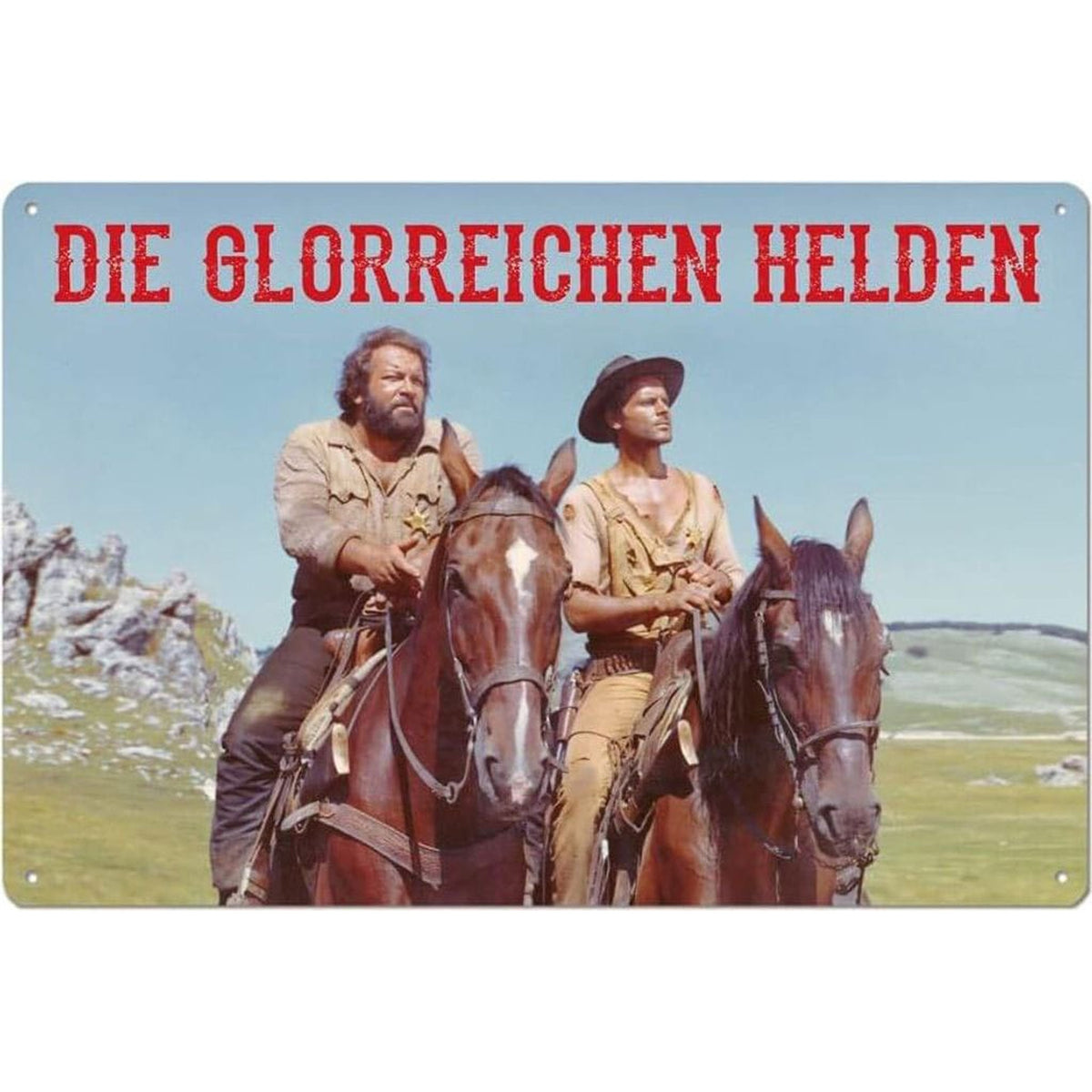 Produktbild Bud Spencer & Terence Hill Metallskylt De ärorika