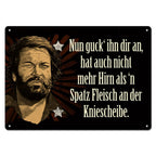 Produktbild Bud Spencer Plåtskylt Titta på honom,... 10 x 15 cm