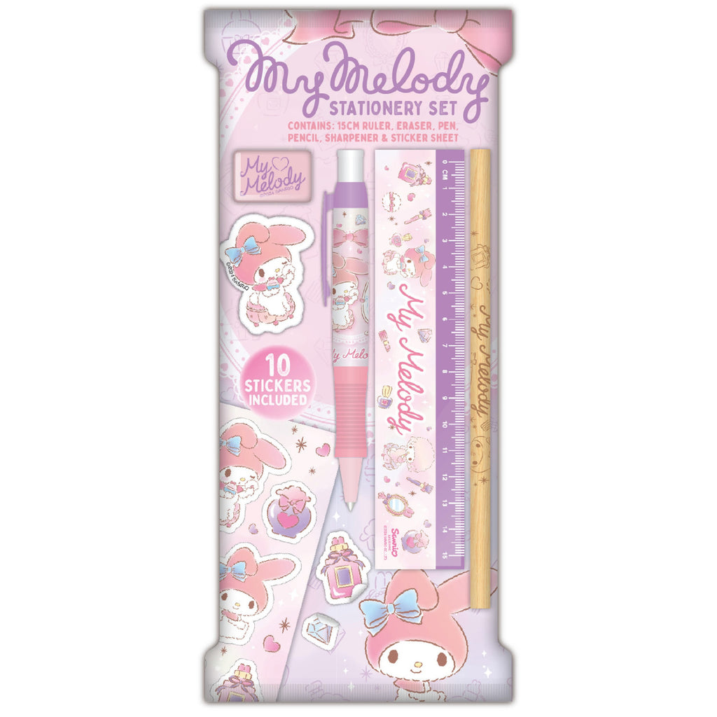 Produktbild Sanrio My Melody skrivset i 6-pack