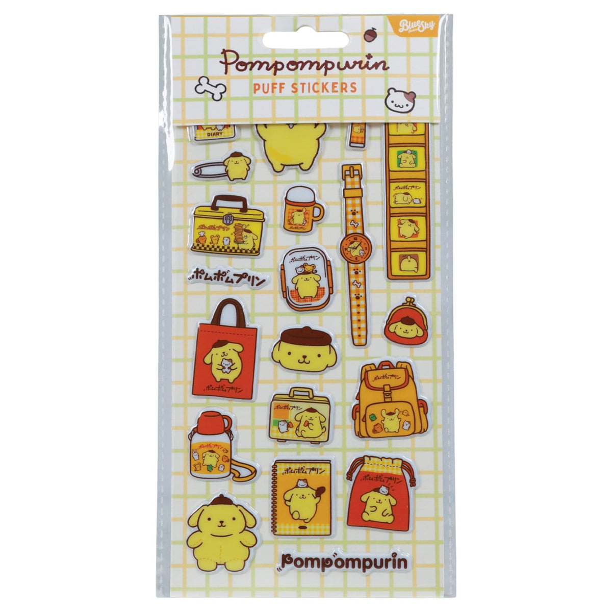 Produktbild Sanrio Pompompurin klistermärkeset