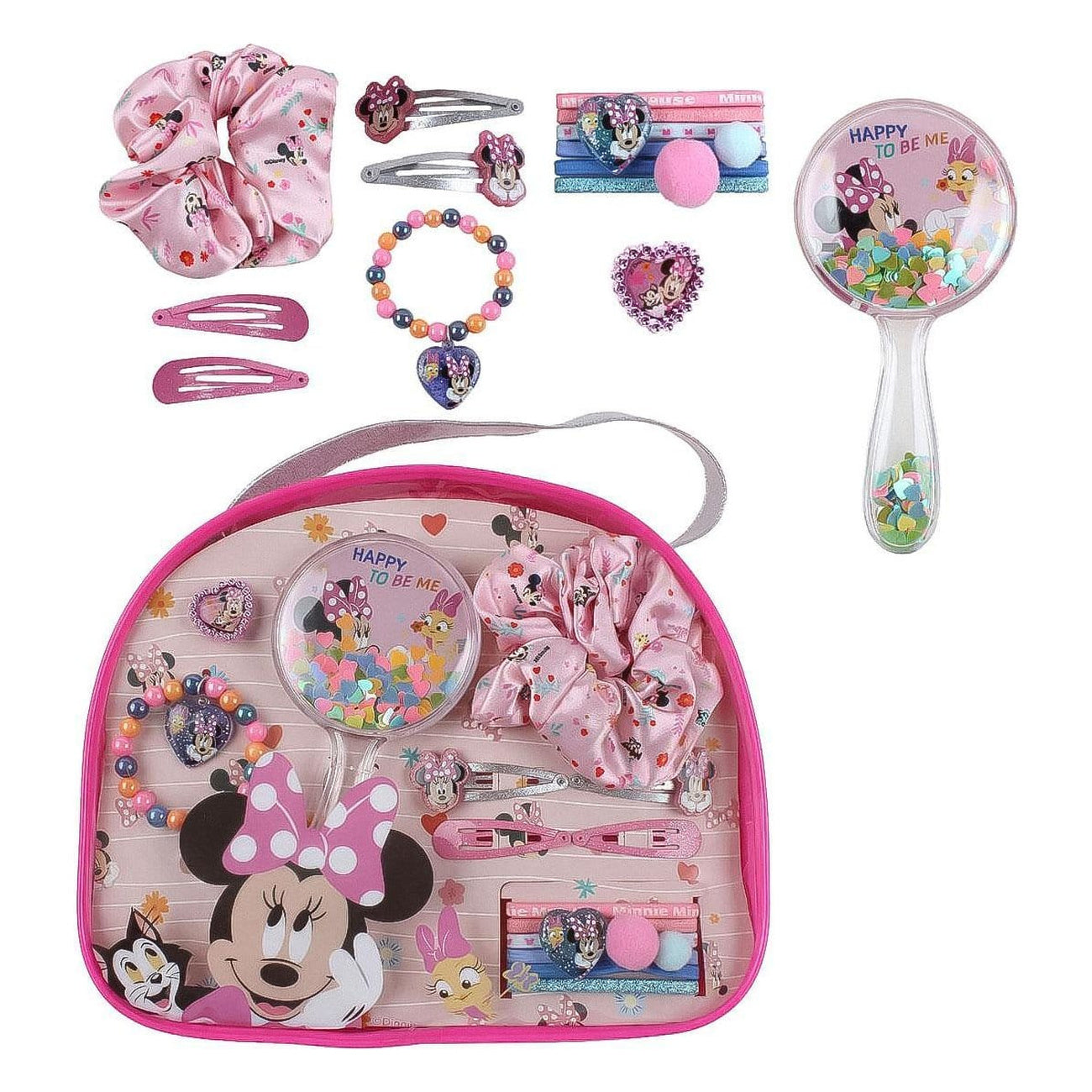 Produktbild Disney Minnie Mouse skönhetsset necessär och tillbehör