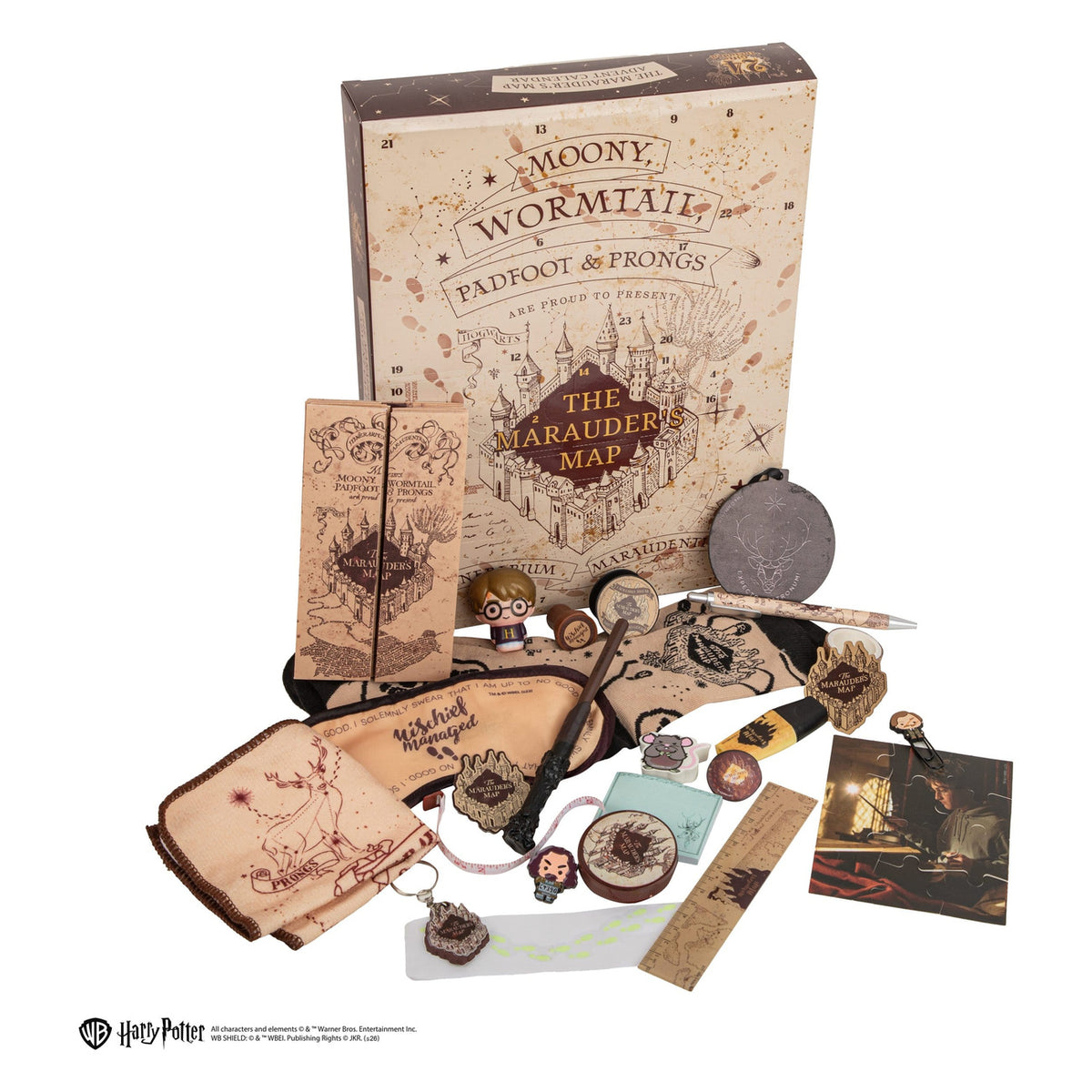 Produktbild Harry Potter Marodörkartan Adventskalender Ny Utgåva 2026