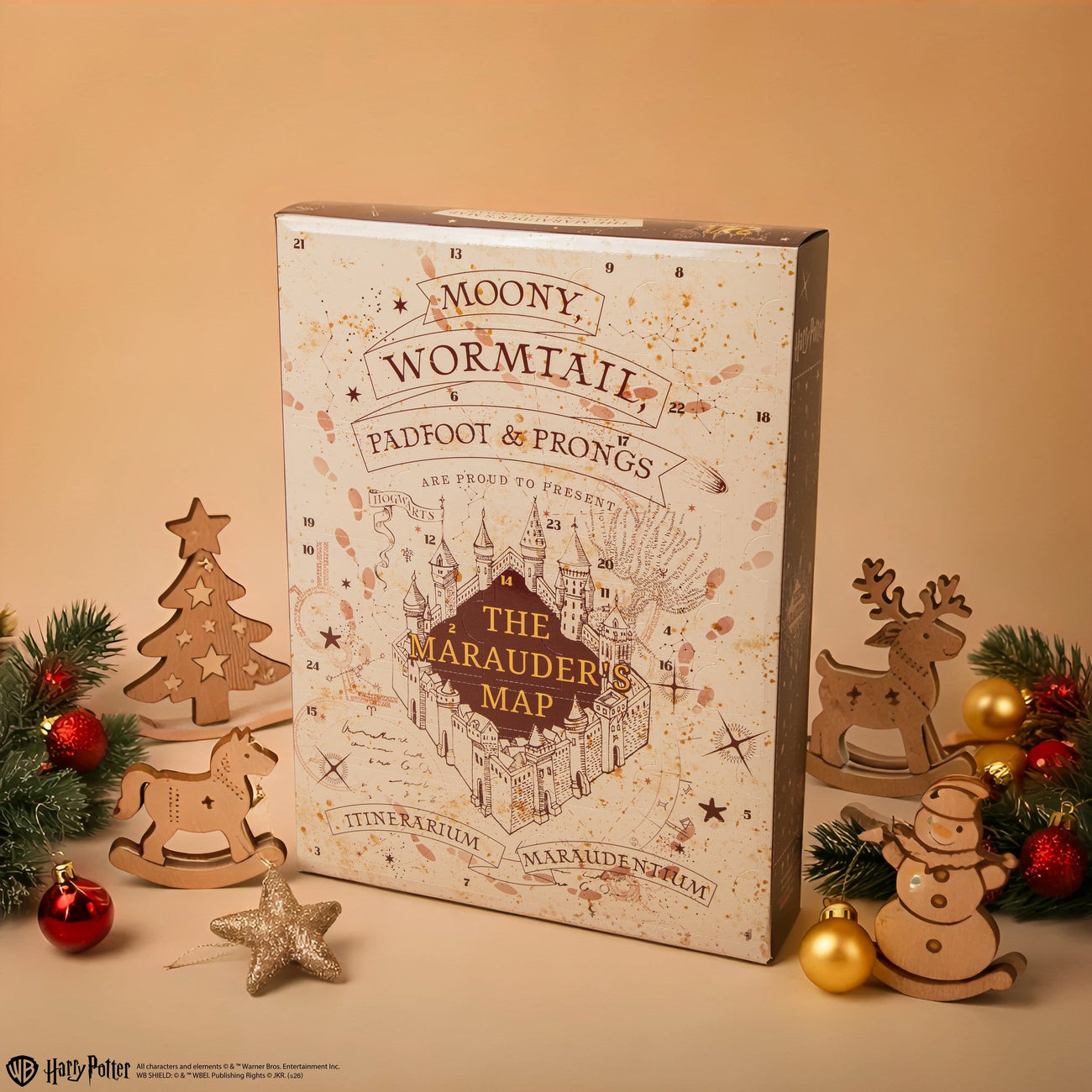 Produktbild Harry Potter Marodörkartan Adventskalender Ny Utgåva 2026