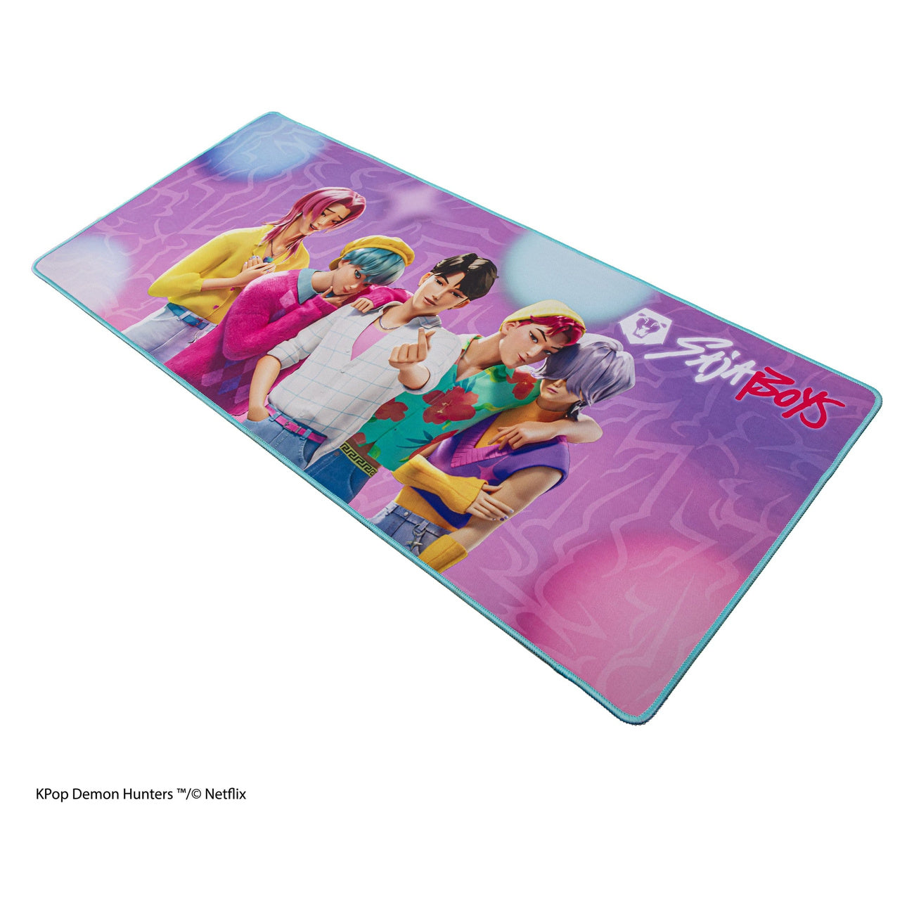Produktbild KPop Demon Hunters Skrivbordsunderlägg Saja Boys XL