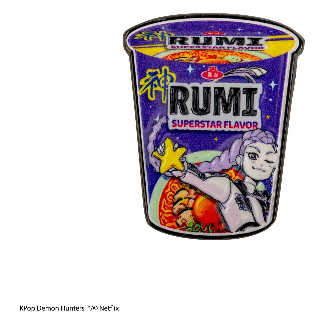 Produktbild KPop Demon Hunters pin Rumi Superstar Flavor Noodles
