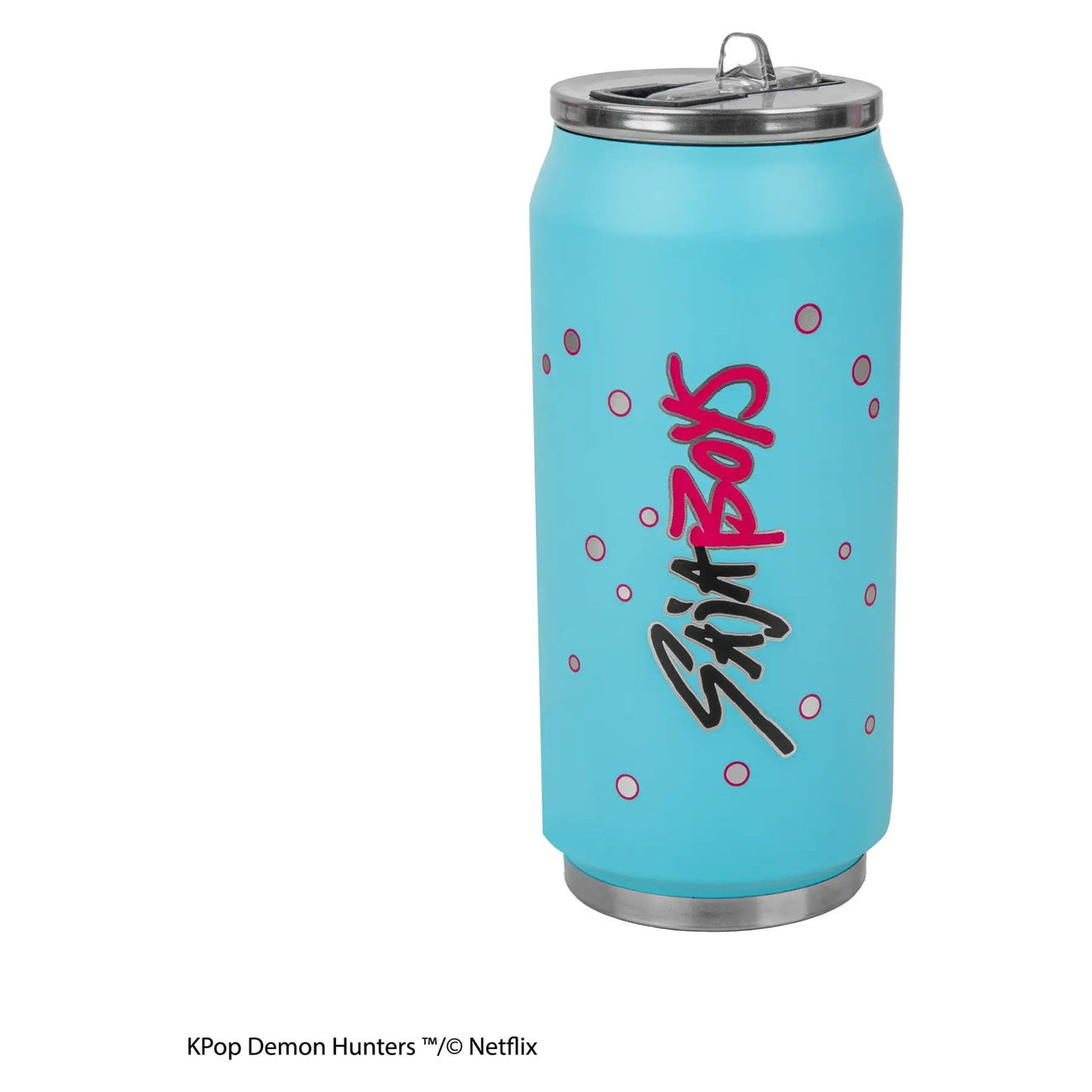 Produktbild KPop Demon Hunters Soda Pop Can termosmugg med sugrör