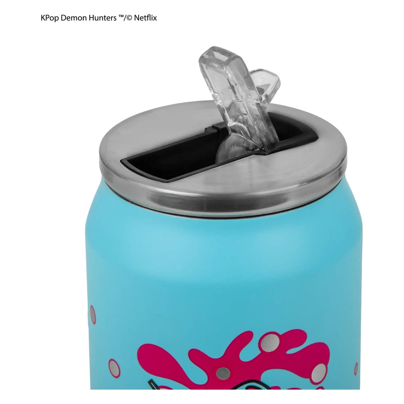 Produktbild KPop Demon Hunters Soda Pop Can termosmugg med sugrör