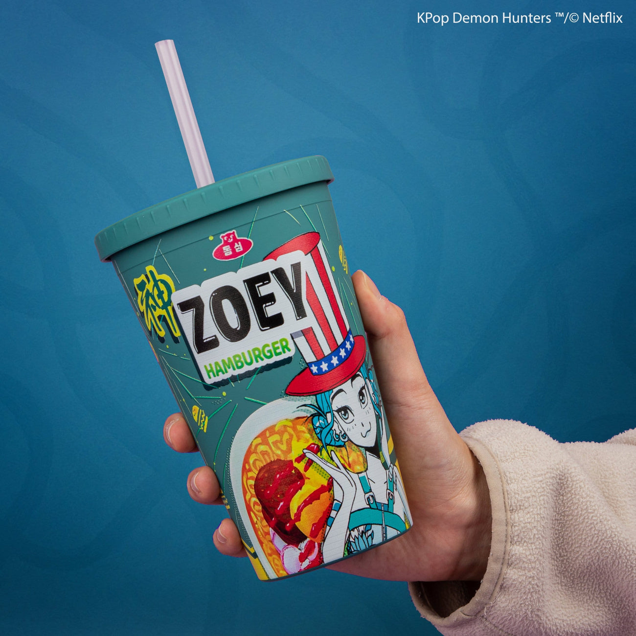 Produktbild KPop Demon Hunters Zoey Hamburgare-mugg